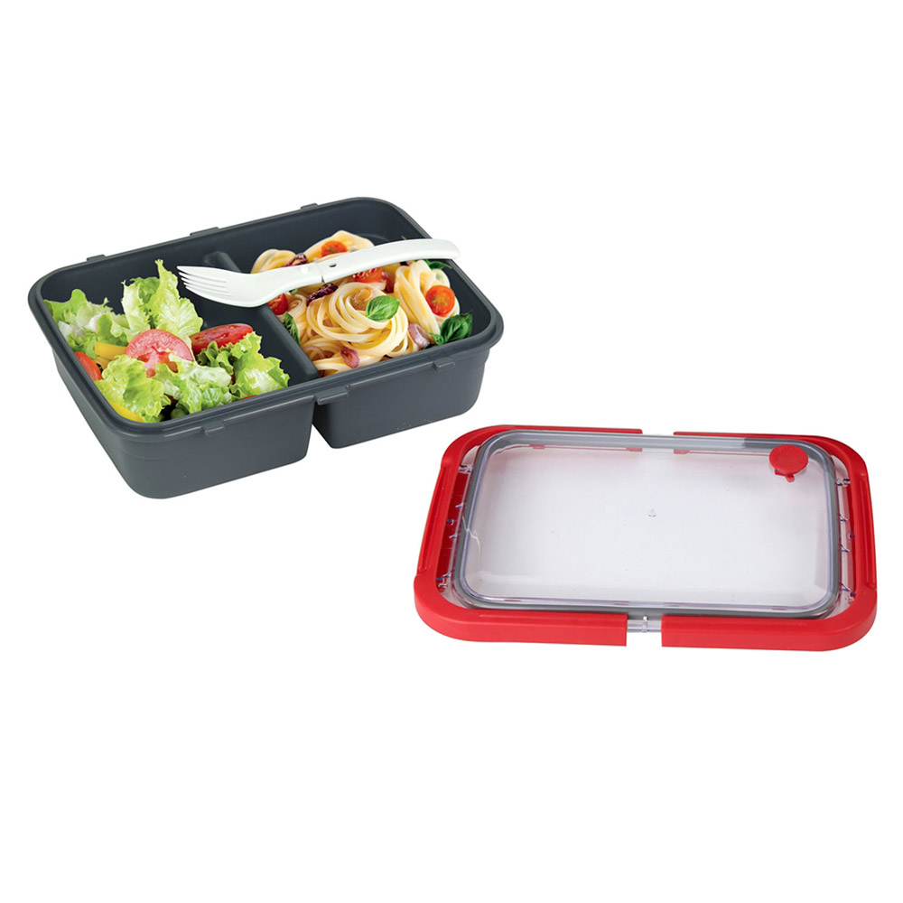 Lunch box 2 compartiments 80cl Noir Chez Rentreediscount Cartables